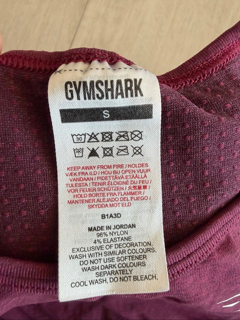 Gymshark women’s long crop top size s - Picture 5 of 6